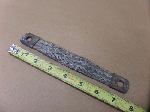 Aircraft homebuilt experimental rat bike bobber ground strap wire 6.5&#034;