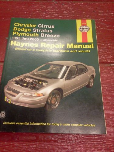 Haynes manual - chrysler cirrus,  dodge stratus,  plymouth breeze  /  1995-2000