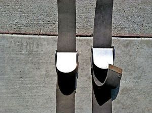 Vintage black seat belts- military vehicle appropriate, jeep, truck, half track!