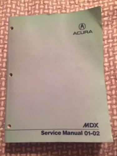 Acura mdx factory service manual 01-02