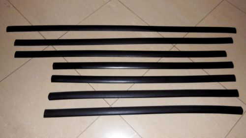 Gem car part, complete set of windshield &amp; top rubber trim for 2 seat, used orig