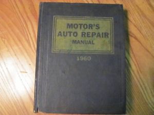 1960 motors auto repair manual 23rd edition,covers domestic cars 1953-60, gc