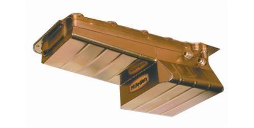 Milodon 30913 oil pan steel gold iridite 5 qt chevy small block ls stroker each