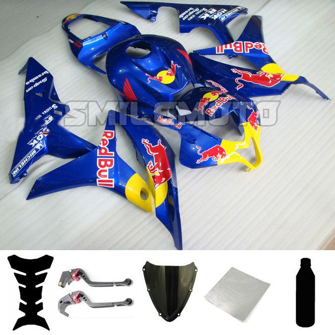 Bundle injection fairing windscreen levers for honda 2007 2008 cbr 600 rr f5 pah