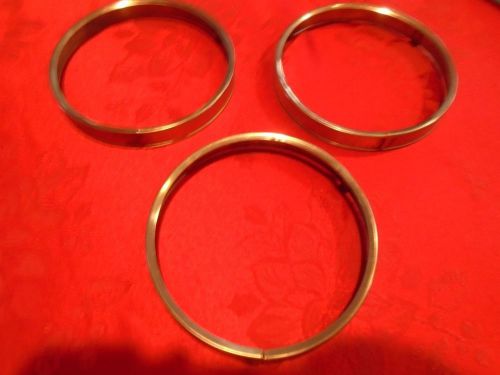 1967/69 chevelle head light trim rings