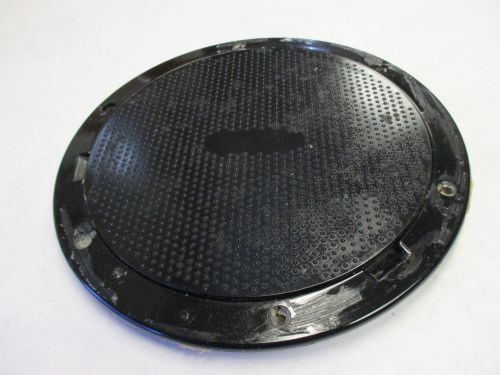 Boat round shape black porthole w/ frame 10&#034; x  3/4&#034;