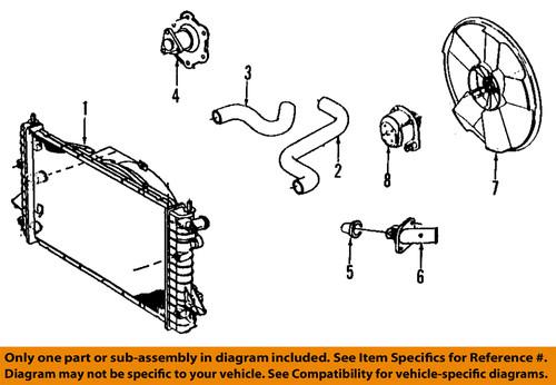 Gm oem 55353492 cooling system misc/engine coolant thermostat