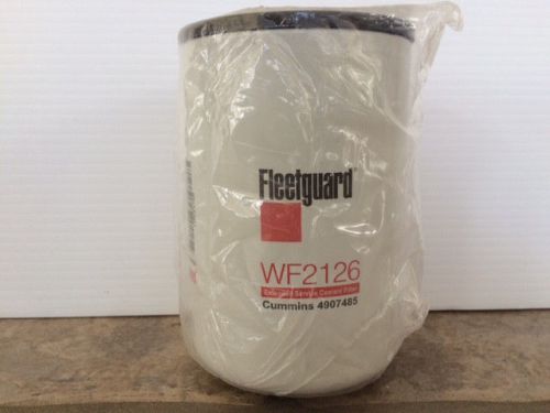 (lot of 2) wf2126 fleetguard coolant filter 4907485 6710618120 6710618113 24112