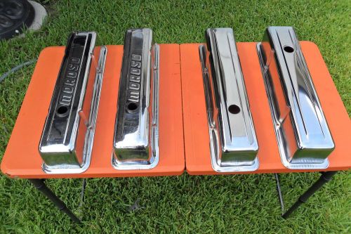 Sbc and gmc chrome moroso extra tall valve covers