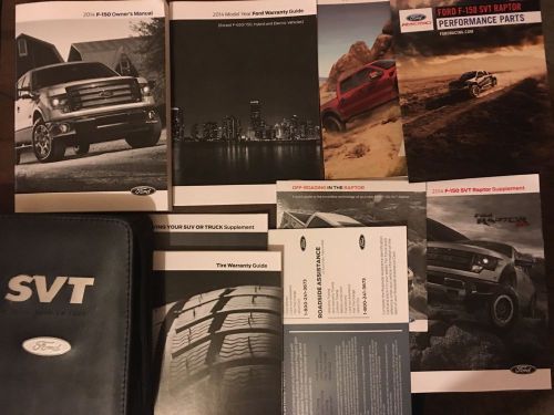 2014  ford f-150 svt raptor  owners manual