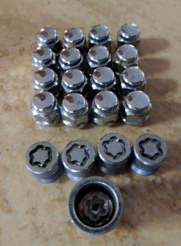 Genuine honda anti-theft wheel lock lug nuts once on my 2007 honda cr-v