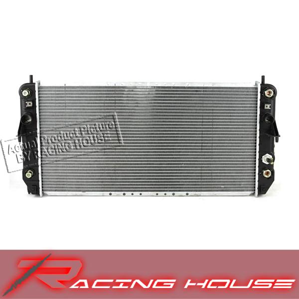 2000 cadillac deville 4.6l v8 auto 1row w eoc+toc aluminum cooling radiator set