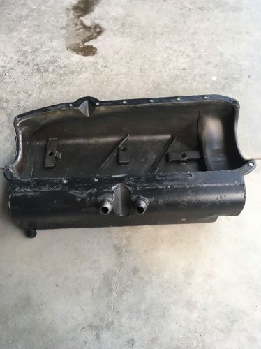 Chevrolet small block dry sump oil pan sbc late model 2 piece rear main