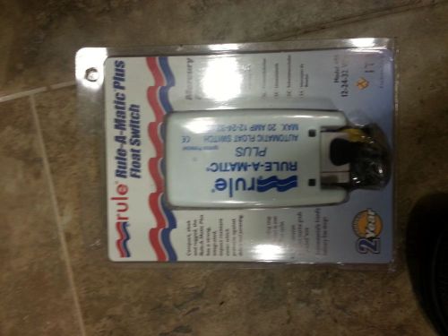 Rule 40a rule-a-matic float switch plus 12v 24v 32v dc marine boat