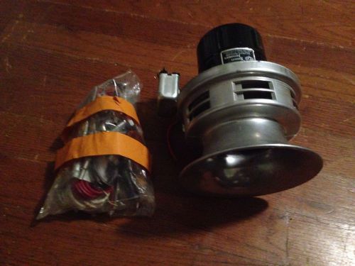 Vintage nos universal security siren # sa-1r 12 volt ac dc works