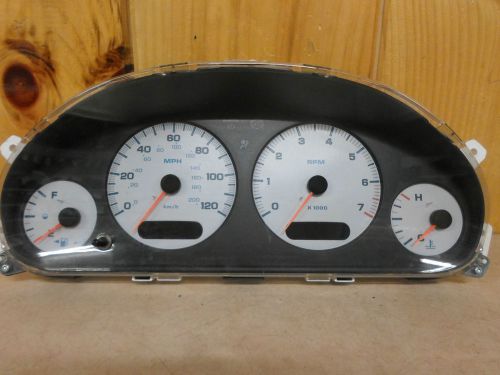 2001 dodge caravan speedometer cluster