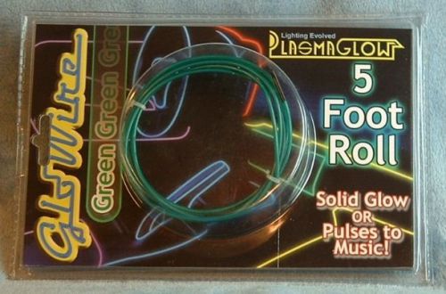 5 foot green neon glowire plasmaglow auto lighting glow solid or pulse mode