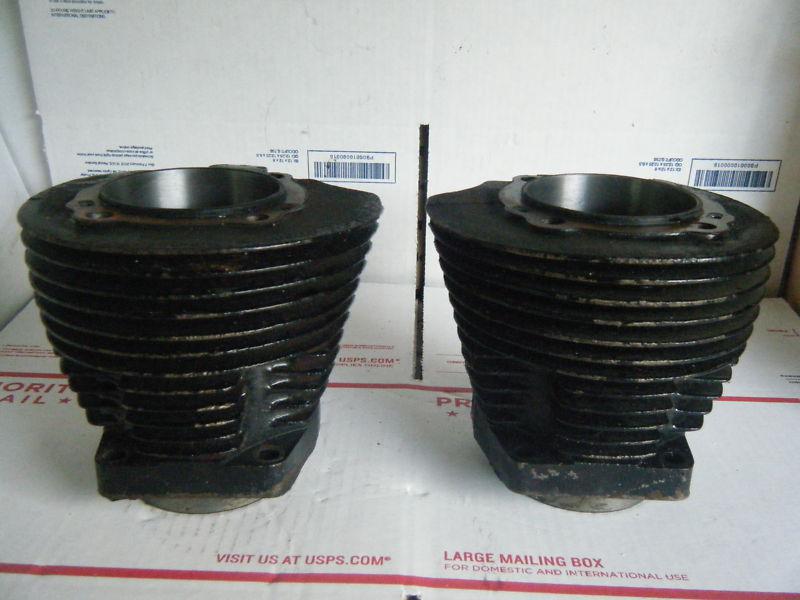 Harley oem ironhead sportster cylinders jugs 1000 1979 .010 over stock need bore