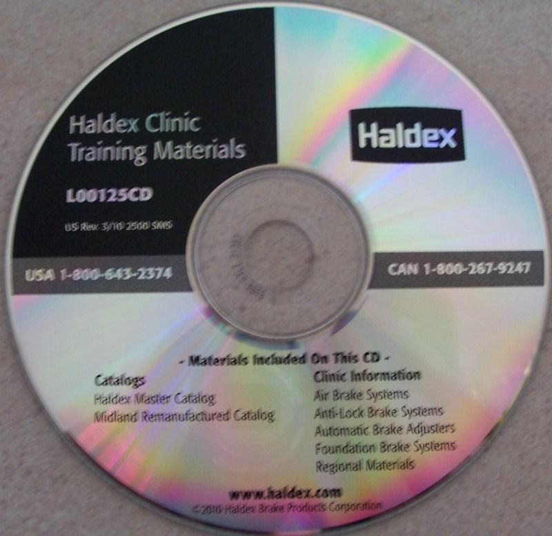 Haldex training clinic cd  medium / heavy air brake systems