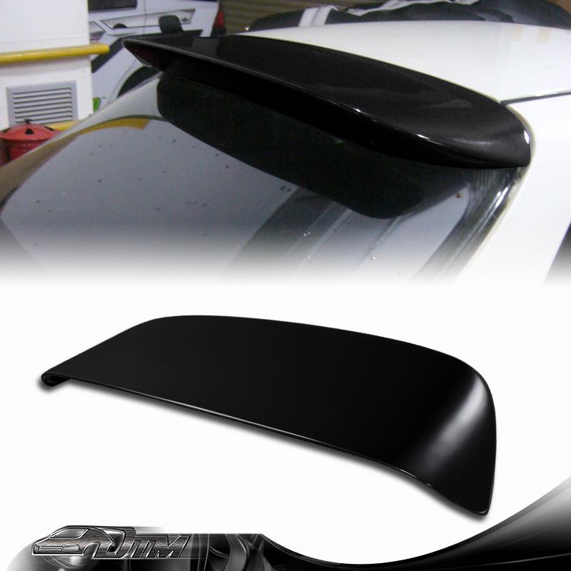 1996-2000 honda civic hatch black fiberglass spoon style rear roof spoiler wing