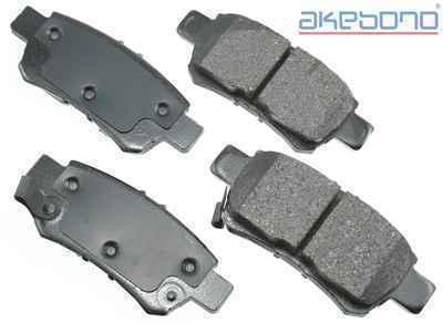 Akebono act1088 brake pad or shoe, rear-proact ultra premium ceramic pads