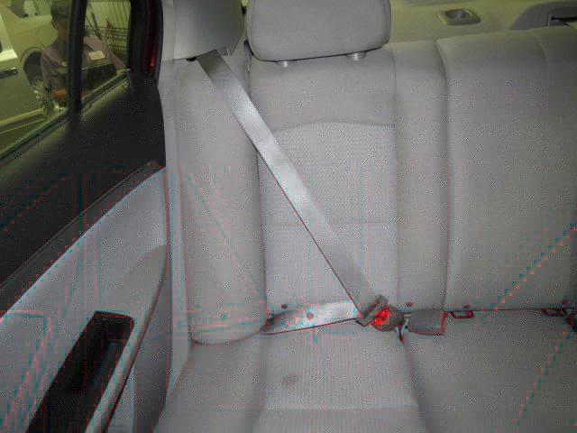 2009 saturn aura rear seat belt & retractor only rh passenger gray