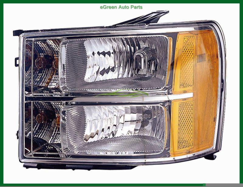 07-11 sierra pickup head light lamp left driver