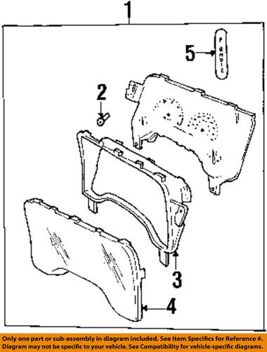 Mopar oem 6101946 cluster & switches-cluster assembly screw