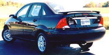 Painted ford focus 4dr custom style spoiler 2000-2004