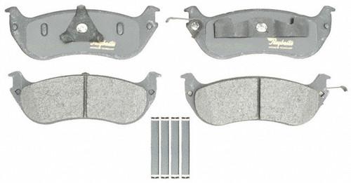 Raybestos atd674m brake pad or shoe, rear-advanced technology brake pad