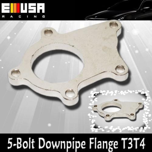 5-bolt downpipe flange t3t4 stainless steel mazda toyotamr2 corolla celica scion