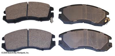 Beck arnley 089-1381 brake pad or shoe, front-disc brake pad