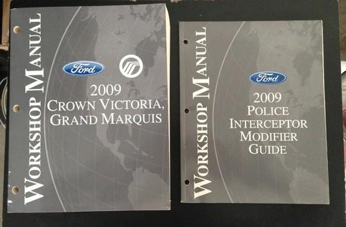 2009 ford crown victoria mecury grand marquis factory shop repair service manual