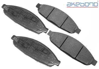 Akebono act997 brake pad or shoe, front-proact ultra premium ceramic pads