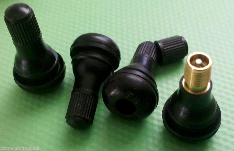 Tr412   snap in tubless motorcyle  valve stems    (qty: 5)     