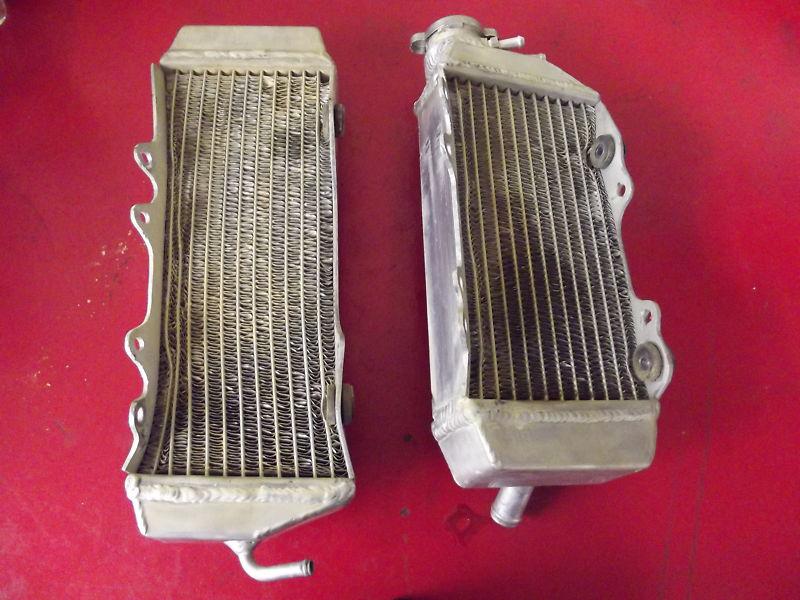 Kawasaki kx250f kx250 kx 250f oversized large left right radiator 2006 2007 2008