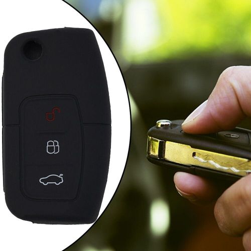 Silicone car key cover case for ford fiesta for ford for focus fast delivery