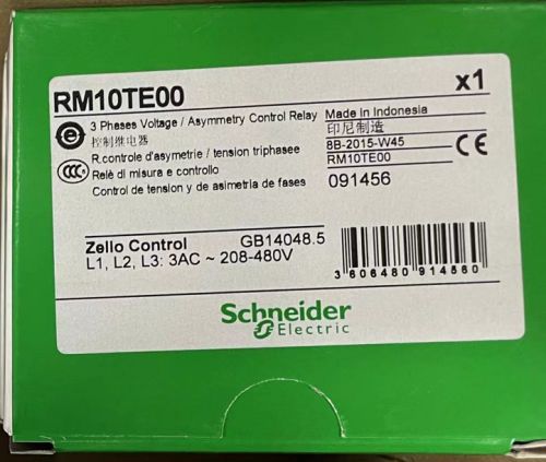 Rm10te00 control relay 208-480v schneider