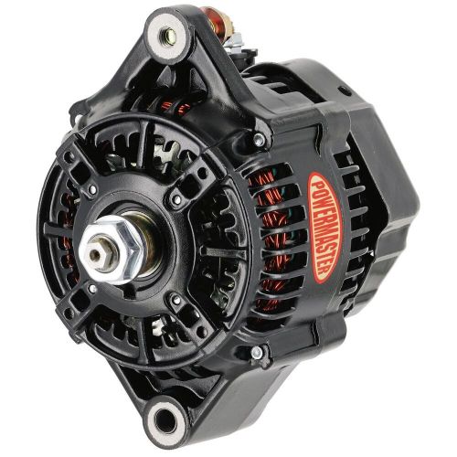 Powermaster 8156 denso-style 118mm race alternator 180 amp 1-wire 16 volt no pul