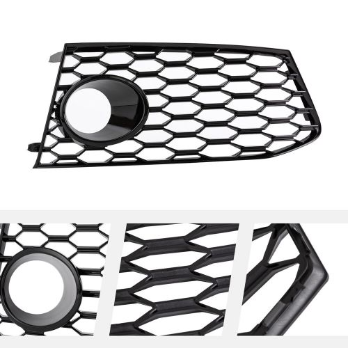 For audi rs7 2014-2018 right side bumper fog lights lamps frame grille cover