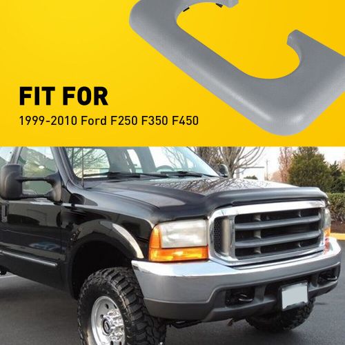 Gray grey center console cup holder pad trim repair pad for f250 f350 1999-2010