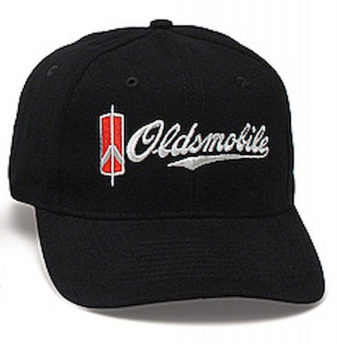 Jegs 12227 h126 oldsmobile low-profile hat black officially-licensed gm logo bru