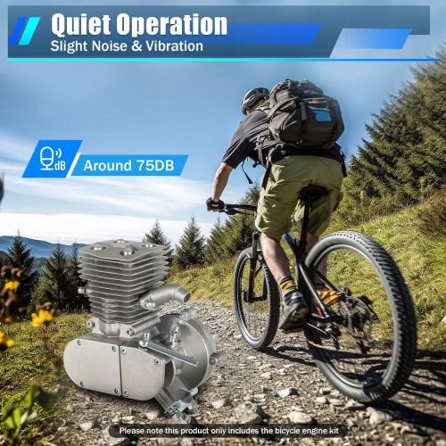 100cc bicycle motorized 2-stroke gas petrol bike engine motor kit full set