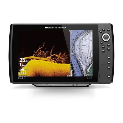 Humminbird 4114401 411440-1 helix 12 chirp mega di+ gps g4n fish finder