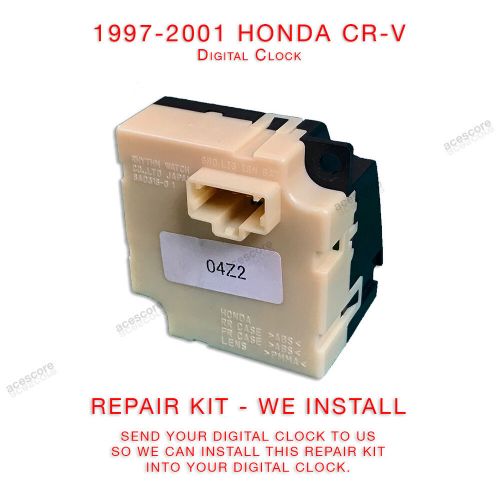 1997 -2001 honda cr-v crv clock repair service,24hr turnaround, honda, cr-v