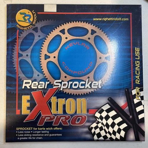 Genuine extron pro 72t rear sprocket made with kevlar compound free shipping