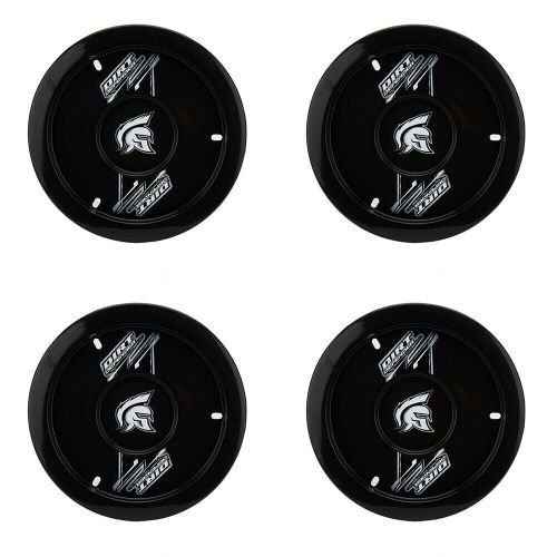 Dirt defender 15 x 8 gen ii solid wheel covers mud covers black 4 pack