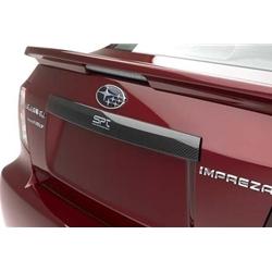 Subaru impreza wrx spt carbon fiber trunk trim