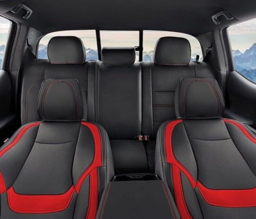 Super cover toyota tacoma seat covers 14 piece, 2016-2023 red black drcarnow