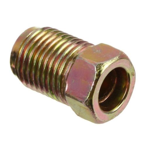 10x brake pipe nuts male metric 12mmx1.0mm nut galvanized 3/16-pipe